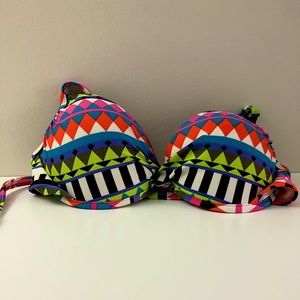 Colourful Pattern Bikini Top